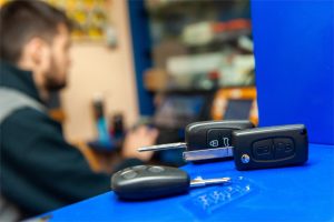 Copia de llaves de coche de repuesto